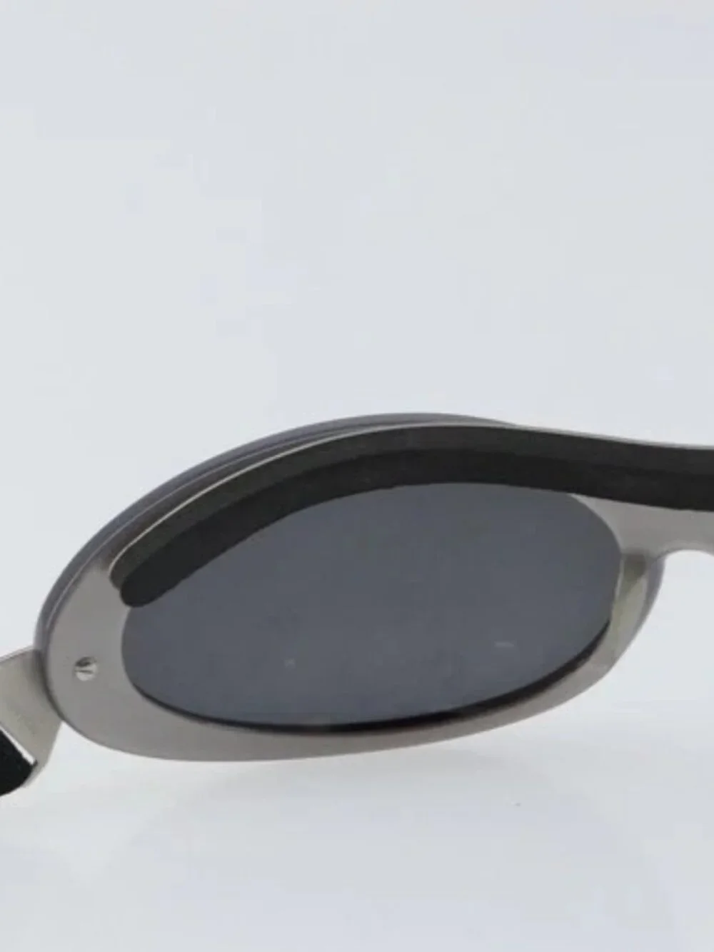 CHANEL Goggles Sunglasses plastic Black CC Auth SW1992